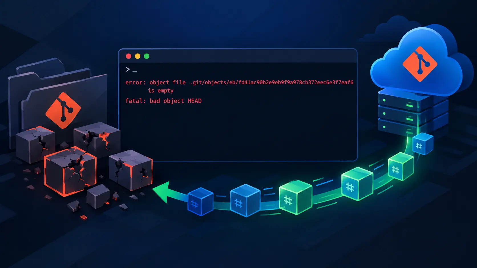 Fix Git Corrupted Object Files and Restore Your Repository